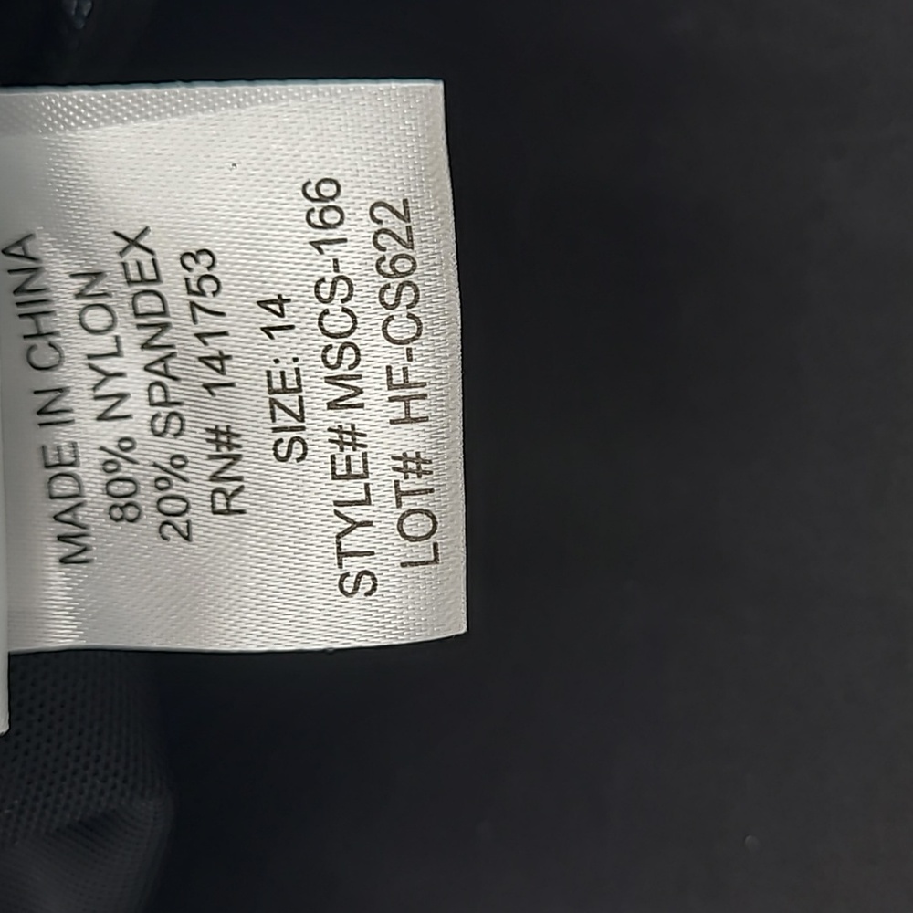 Caribbean Sand NWT One Piece Swimsuit sz. 14 - Picture 7 of 8